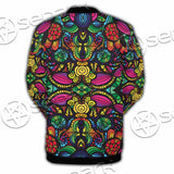 Psychedelic Floral SED-1106 Button Jacket