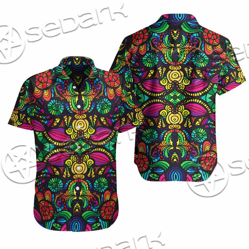 Psychedelic Floral SED-1106 Shirt Allover