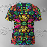 Psychedelic Floral SED-1106 Unisex T-shirt