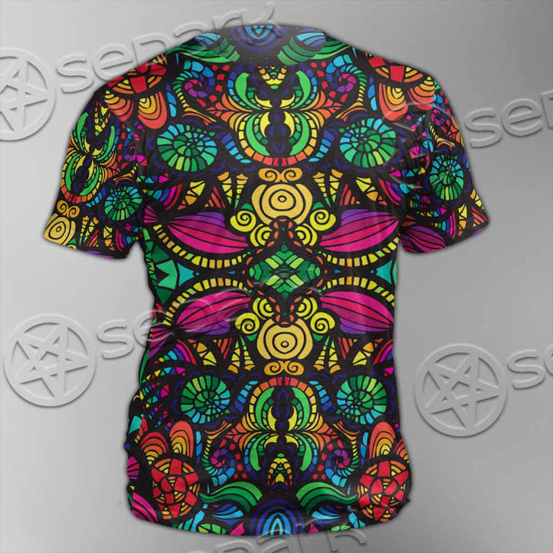 Psychedelic Floral SED-1106 Unisex T-shirt