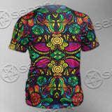 Psychedelic Floral SED-1106 Unisex T-shirt