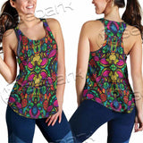 Psychedelic Floral SED-1106 Women Tank Top