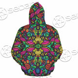 Psychedelic Floral SED-1106 Hoodie & Zip Hoodie