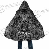 Psychedelic Black And White SED-1107 Cloak