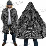 Psychedelic Black And White SED-1107 Cloak
