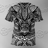 Psychedelic Black And White SED-1107 Unisex T-shirt