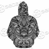 Psychedelic Black And White SED-1107 Hoodie & Zip Hoodie