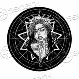 Satanic Women SED-1108 Round Carpet