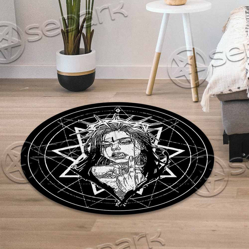 Satanic Women SED-1108 Round Carpet