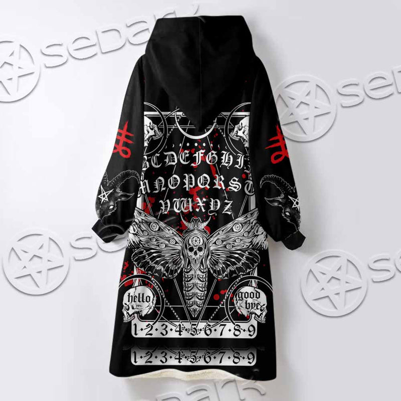 Witchcraft Ouija Board SED-1110 Oversized Sherpa Blanket Hoodie