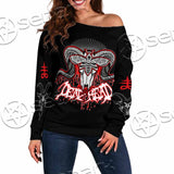 Witchcraft Ouija Board SED-1110 Off Shoulder Sweaters