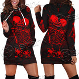 Skeleton Couple SED-1111 Hoodie Dress