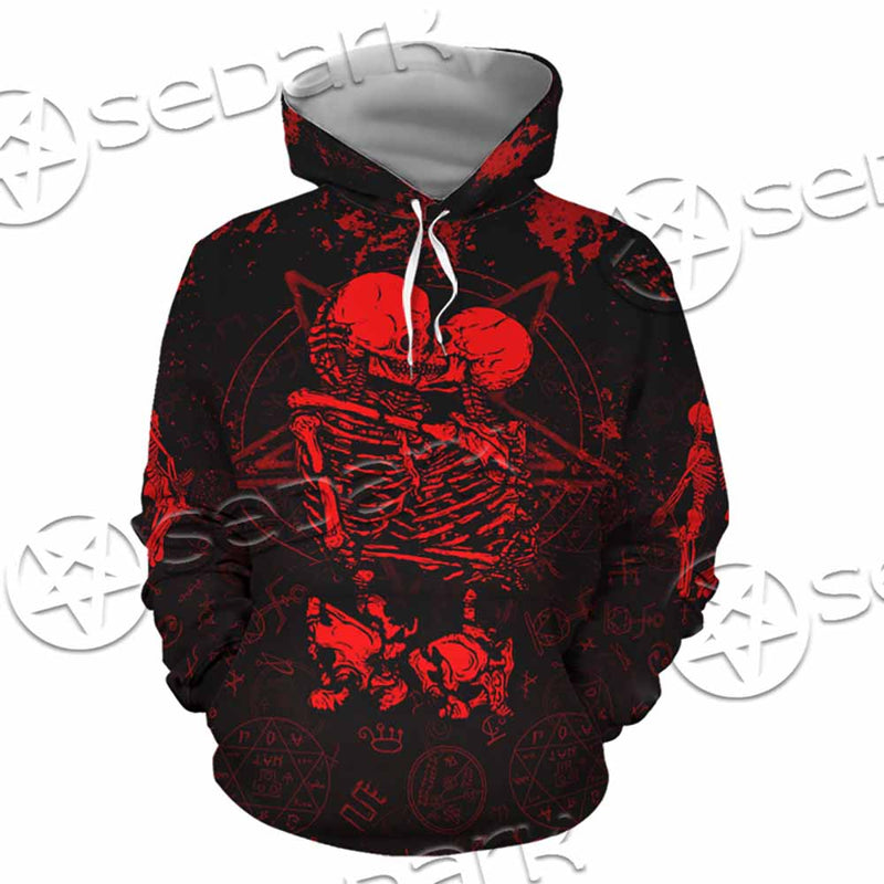 Skeleton Couple SED-1111 Hoodie & Zip Hoodie