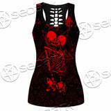 Skeleton Couple SED-1111 Women Tank Top