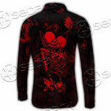 Skeleton Couple SED-1111 Shirt Allover