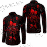 Skeleton Couple SED-1111 Shirt Allover