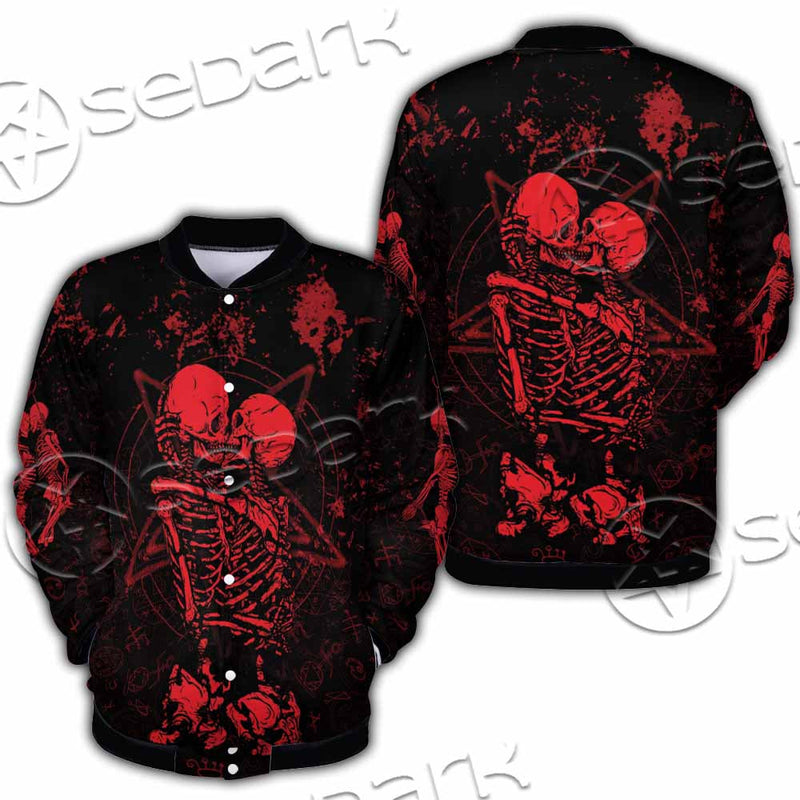 Skeleton Couple SED-1111 Button Jacket