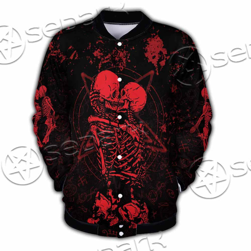 Skeleton Couple SED-1111 Button Jacket