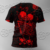 Skeleton Couple SED-1111 Unisex T-shirt