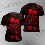 Skeleton Couple SED-1111 Unisex T-shirt