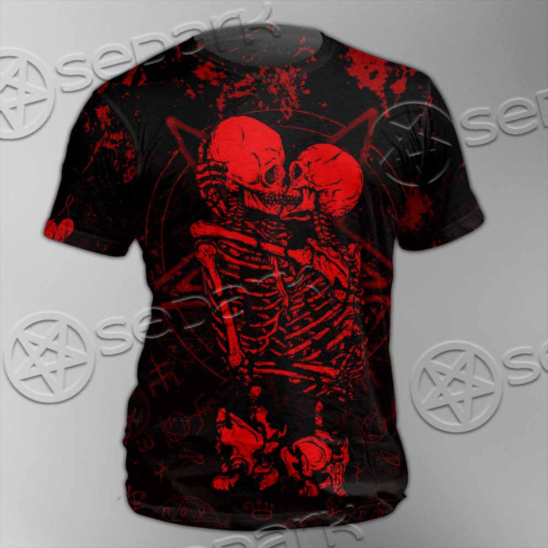 Skeleton Couple SED-1111 Unisex T-shirt