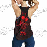 Skeleton Couple SED-1111 Women Tank Top