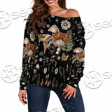 Cottagecore Mushroom SED-1112 Off Shoulder Sweaters