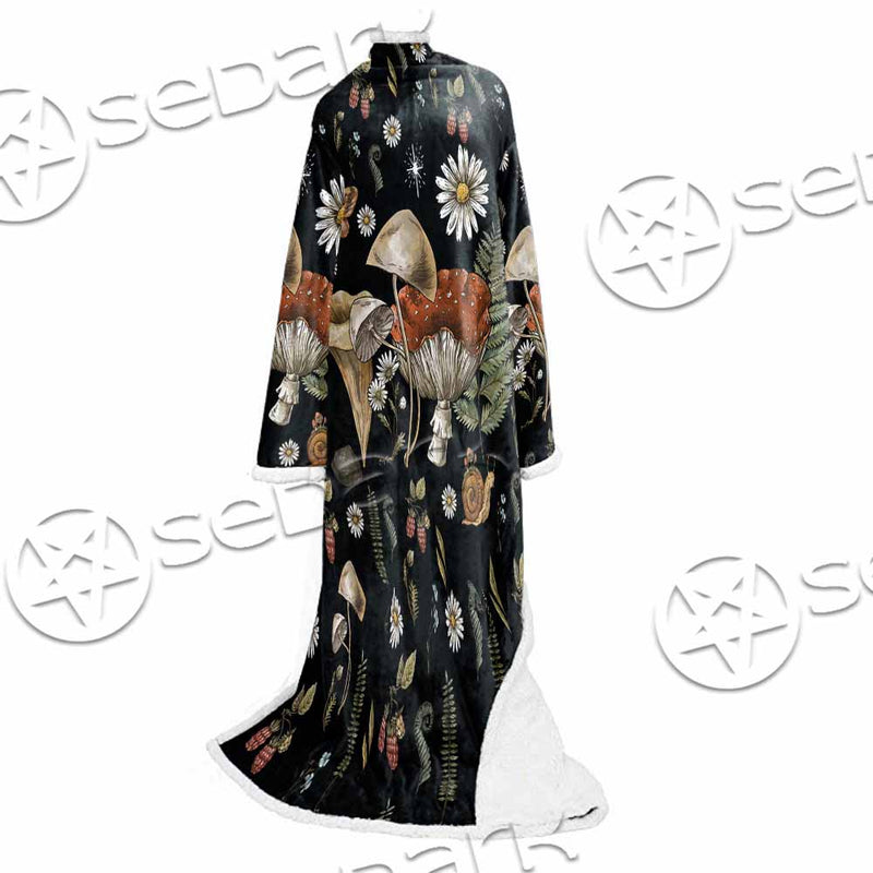 Cottagecore Mushroom SED-1112 Sleeved Blanket
