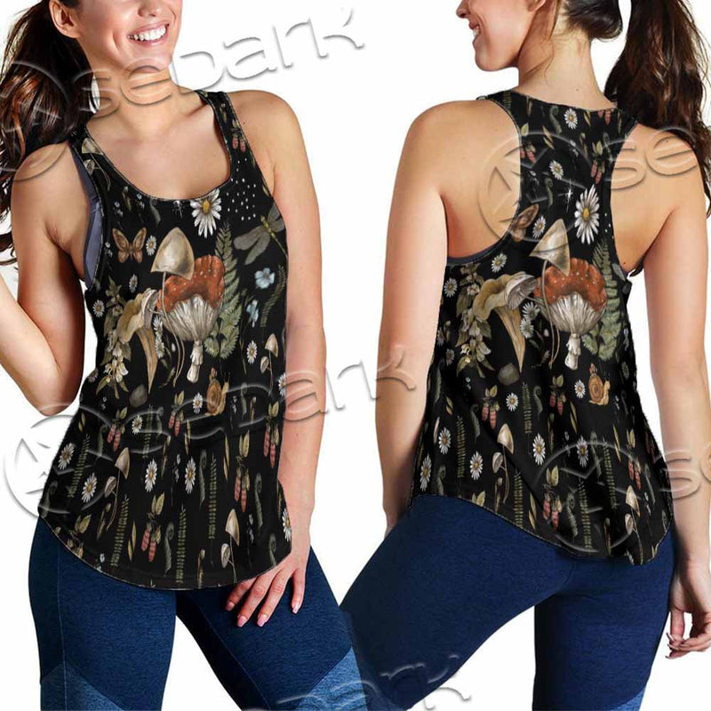 Cottagecore Mushroom SED-1112 Women Tank Top