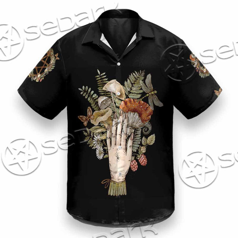 Green Witch Hand With All Seeing Eye SED-1113 Shirt Allover