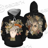 Green Witch Hand With All Seeing Eye SED-1113 Hoodie & Zip Hoodie