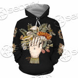 Green Witch Hand With All Seeing Eye SED-1113 Hoodie & Zip Hoodie