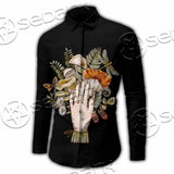 Green Witch Hand With All Seeing Eye SED-1113 Shirt Allover