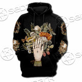 Green Witch Hand With All Seeing Eye SED-1113 Hoodie & Zip Hoodie Raglan
