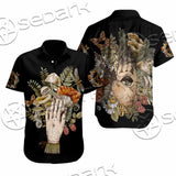 Green Witch Hand With All Seeing Eye SED-1113 Shirt Allover