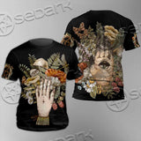 Green Witch Hand With All Seeing Eye SED-1113 Unisex T-shirt