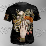 Green Witch Hand With All Seeing Eye SED-1113 Unisex T-shirt