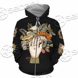 Green Witch Hand With All Seeing Eye SED-1113 Hoodie & Zip Hoodie