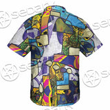 Abstract Psychedelic Fractal SED-1114 Shirt Allover