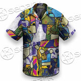 Abstract Psychedelic Fractal SED-1114 Shirt Allover
