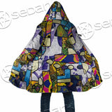 Abstract Psychedelic Fractal SED-1114 Cloak