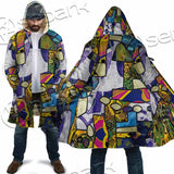 Abstract Psychedelic Fractal SED-1114 Cloak