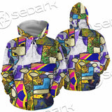 Abstract Psychedelic Fractal SED-1114 Hoodie & Zip Hoodie