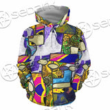Abstract Psychedelic Fractal SED-1114 Hoodie & Zip Hoodie