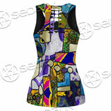 Abstract Psychedelic Fractal SED-1114 Women Tank Top