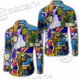 Abstract Psychedelic Fractal SED-1114 Shirt Allover