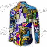 Abstract Psychedelic Fractal SED-1114 Shirt Allover