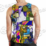 Abstract Psychedelic Fractal SED-1114 Men Tank-tops