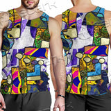 Abstract Psychedelic Fractal SED-1114 Men Tank-tops