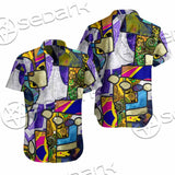 Abstract Psychedelic Fractal SED-1114 Shirt Allover